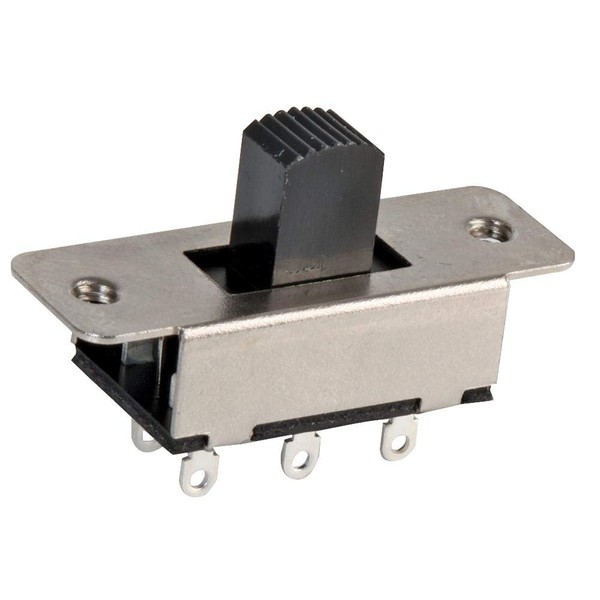 Standard Slide Switch, ON/Off/ON, DPDT, Slide SWITCHES, 1 Piece Pack