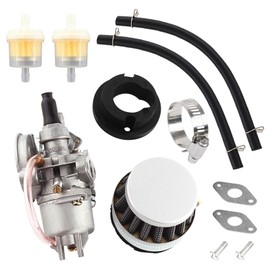SUNOYA Carburettor, Carburettor Systems Bolt Hole Spacing 38 mm, Carburettor with Air Filter, Petrol Filter, Carburettor with Air Filter, Air Filter Cover Set for 2-Stroke 47cc 49cc Mini Motorcycle