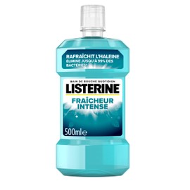Listerine | Tägliches Mundwasser Intensive Frische (500 ml Flasche) - Mundpflege zum Schutz vor Plaque - Mundwasser für langanhaltenden frischen Atem