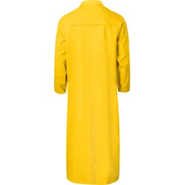 Ironwear 9221FR Flame Retardant Rain Jacket Riding Coat with Detachable Hood and Vented Back Yellow