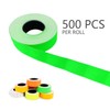 ICSTM Pricemarker Labels,10 Rolls 5000 pcs Double Line Price Label