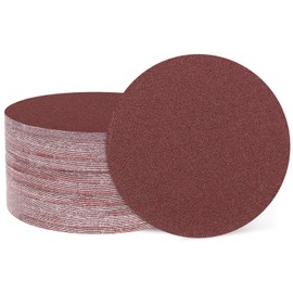 HARFINGTON 100 Pcs 2 Inch Sanding Disc 180 Grit Hook and Loop Sandpaper Random Orbital Sander Pads for Woodworking Automotive Metal Polishing