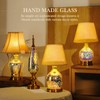 Porseme Table Lamp Decorative Turkish Arabian Desk Lamp with Handmade