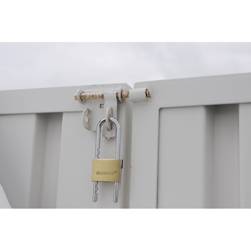 BRINKS - 50mm Solid Brass Keyed Padlock with Adjustable Shackle