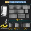 YIYEIE 90Pcs Master Torque Screwdriver Set, 10-70 IN.LB, Inch Pound