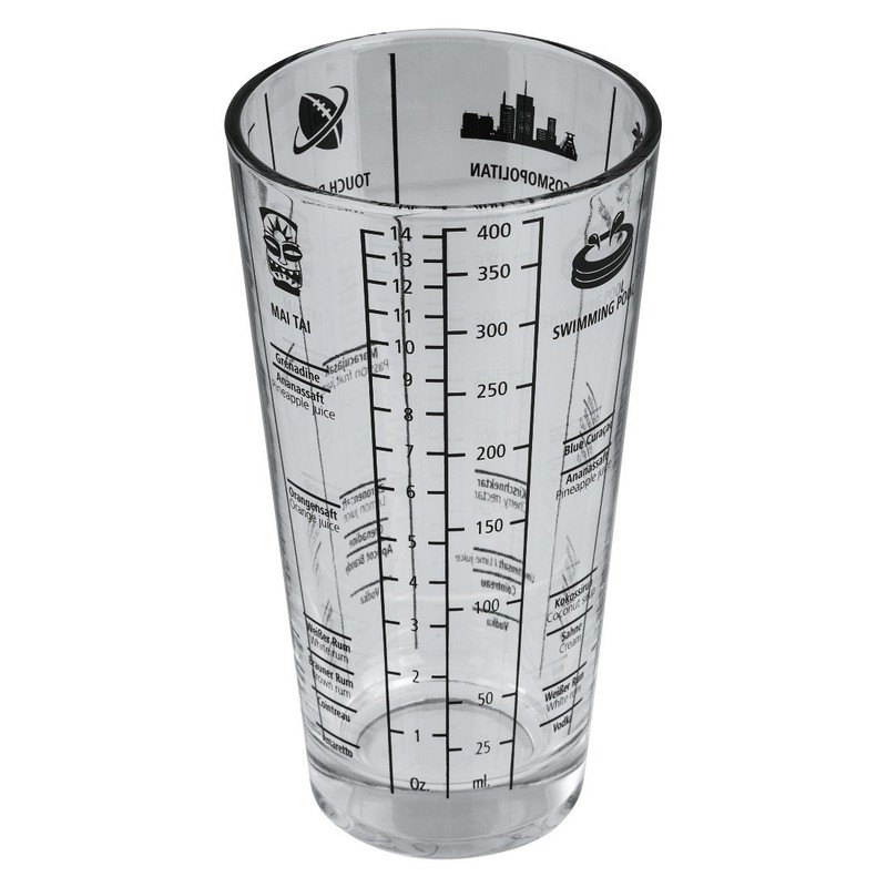 Cocktail-Shaker aus Glas, 400 ml