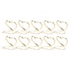 50Pcs Place Card Holder Heart Shape Cute Colorfast Table Card