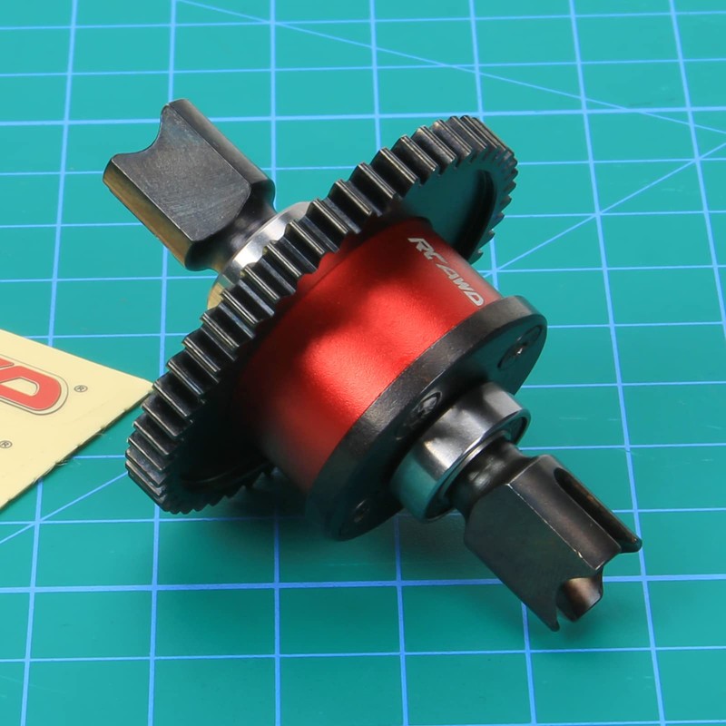 RCAWD Aluminum Center Diff Set, w/40Crmo Main Diff Gear 50T