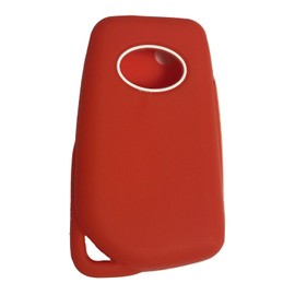 Key Fob Cover Corolla Camry: 4 Buttons Flip Remote Case Protector Silicone Fit for Toyota Corolla Cross Camry Corolla Hybrid 2018 2019 2020 2021 2022 2023 2024 8907006790 GQ473T HYQ12BFB Red