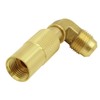 MCAMPAS Propane Elbow Adapter，3/8" Male Flare Elbow Conversion Fitting for