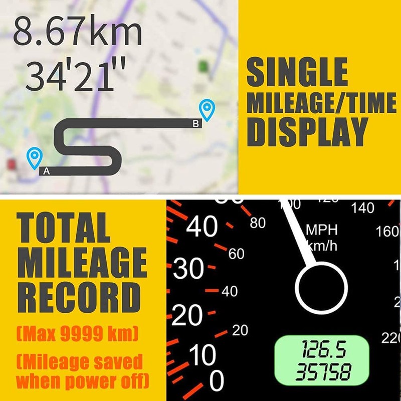KingNeed Original Universal GPS Head Up Display Speedometer Odometer Car