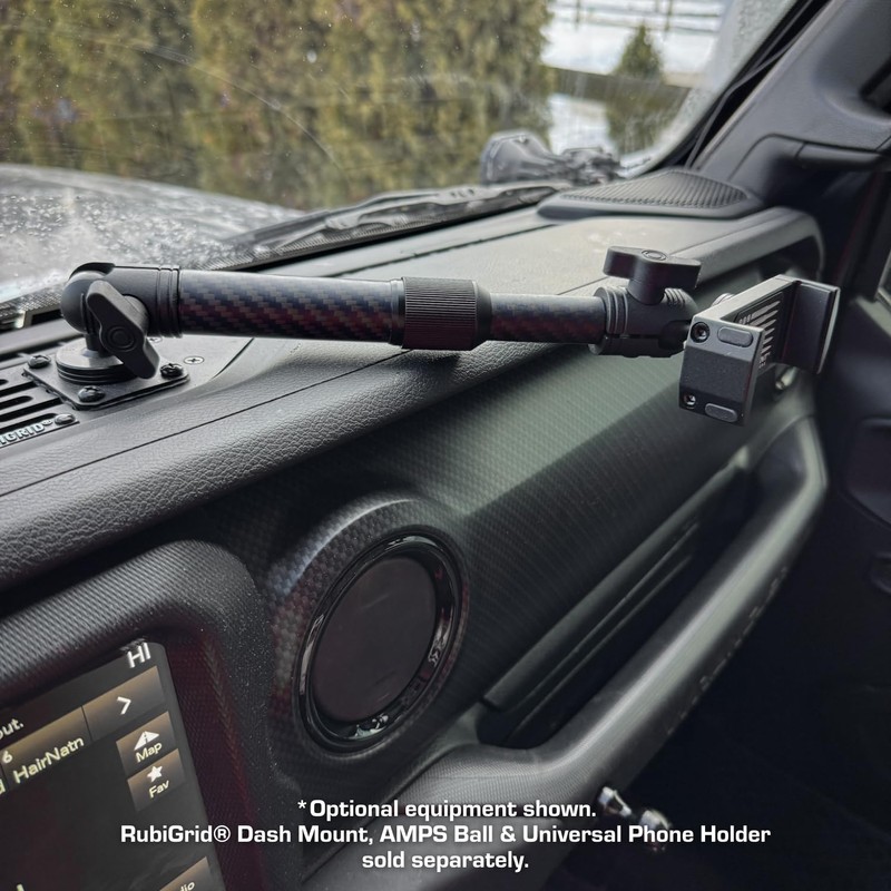 Bulletpoint Mounting Solutions Extension Arm 8"-10.5" Carbon Fiber + Kevlar