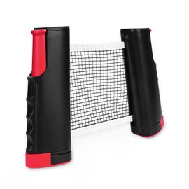 Delamiya Table Tennis Net, Extendable Mobile Table Tennis Net, Table Tennis Net for Any Table, Portable Ping Pong Replacement Net Table Tennis Net Outdoor & Indoor, Net Table Tennis Table Outdoor