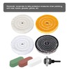 Polishing Wheel 4 Inch,Reusable Buffing Wheels Kit Cloth Polishing Mop