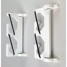 Oobjek 2 Fishing Rod Pole Reel Folding Holder Gunwale Boat Rack Bungee Low Profile