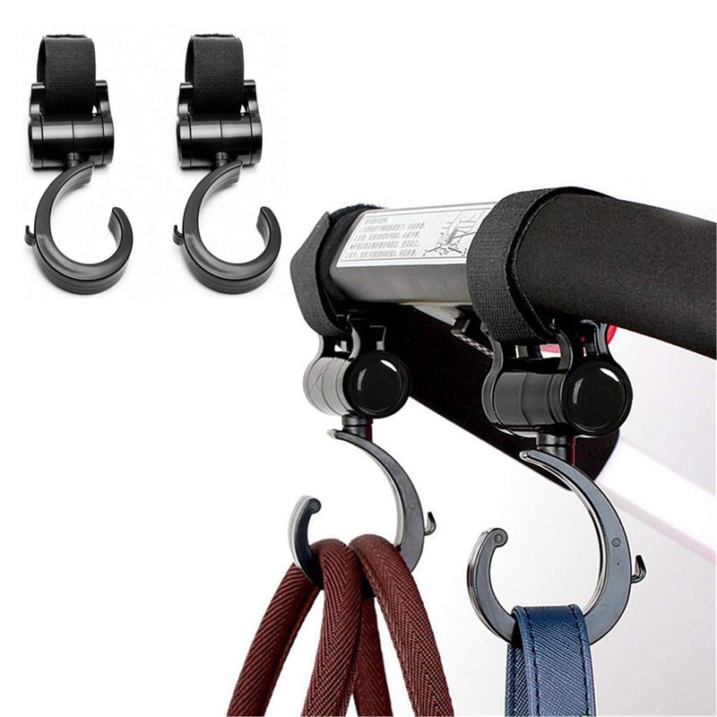 Stroller Hooks for Hanging Diaper Bags Baby Stuff Organizer Groceries