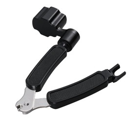 Mennyback Guitar Maintenance Kit – 3-In-1 Multi-Functional Tool, Guitar String Winder, Guitar String Cutter, Guitar Tools&String Winder For String Changing, Cutting & Bridge Pin Pulling (Black)