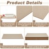 50 Pcs Book Board, Binders Board Chipboard Designer Bookboard Kraft