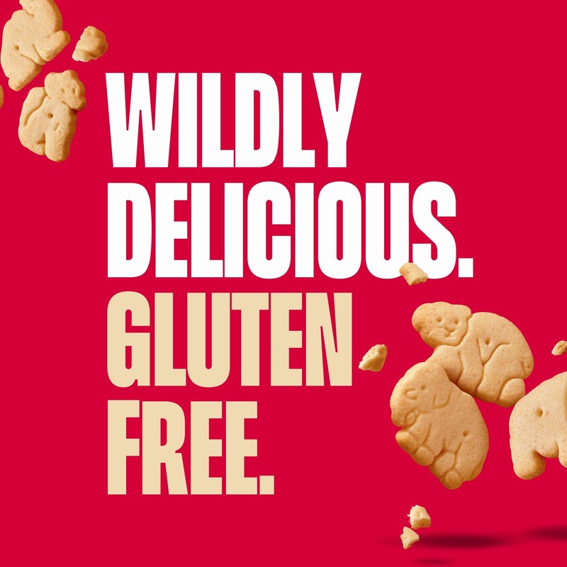 Glutino Gluten Free Animal Crackers, Crunchy and Sweet, Original Flavor,