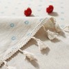 THGOAU Tablecloth Cotton Linen Table Cover, Durable, Heat Resistant, Dustproof,