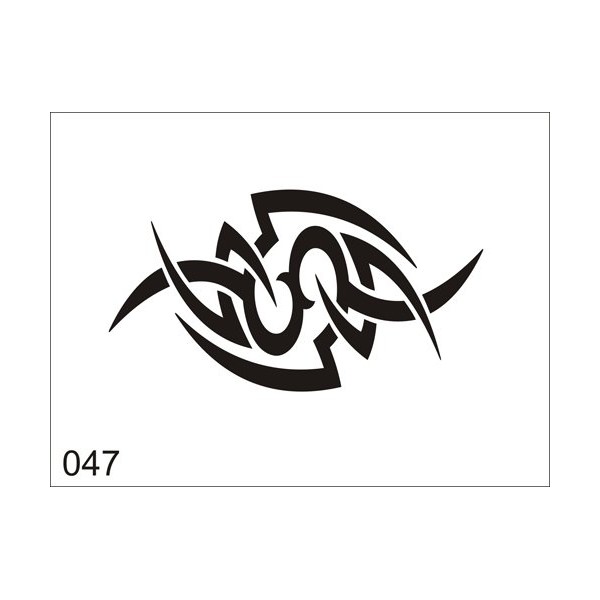 Airbrush tattoo stencil V047