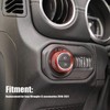 Gear Knob Trim, Aluminium Alloy Material Air Conditioning Button Cover