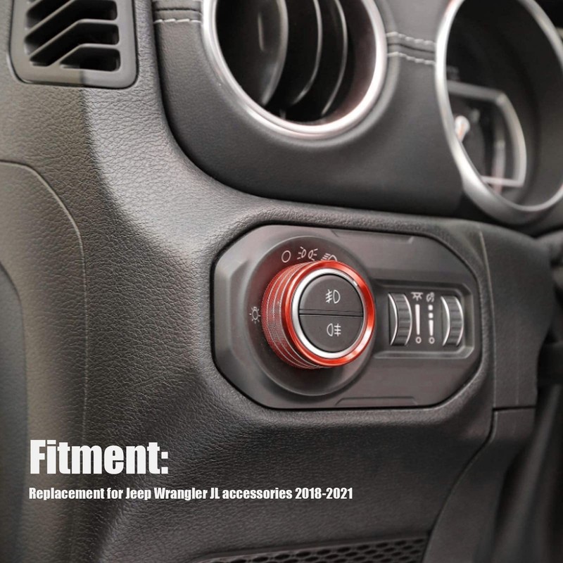 Gear Knob Trim, Aluminium Alloy Material Air Conditioning Button Cover