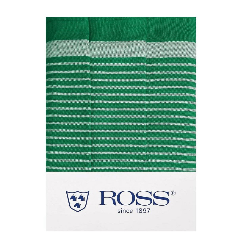 Ross Pack of 3 Twine, Half-Linen Tea Towels, Striped Back,