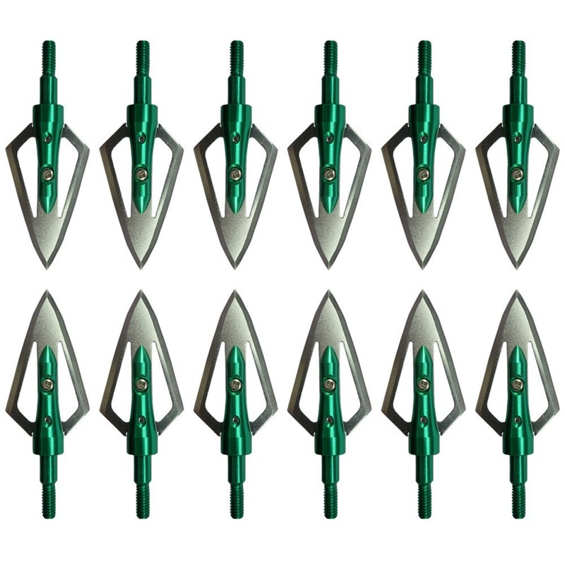 e5e10 Broadheads with Stainless Steel 2 Blades by Scalpel Material
