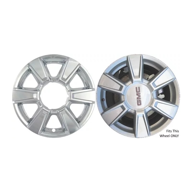 CCI (1) 17" CHROME SKIN LINER HUBCAP FITS 2010-2013 GMC
