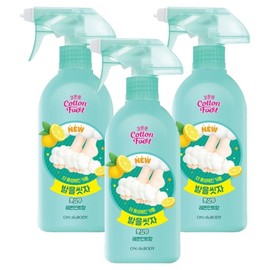 On the Body Wash Your Feet Cotton Foot Shampoo Lemon Mint Flavor, 1 Pack, 3 Pieces, 510ml / 온더바디 발을씻자 코튼 풋샴푸 레몬민트향, 1개입, 3개, 510ml