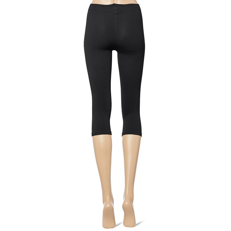Gunze Tuche Leggings, Women’s 3/4 Length, Black
