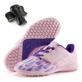 Boys Girls Soccer Cleats Indoor Turf Soccer Football Shoes Artificial Firm Ground Athletic Outdoor Youth Futsal Unisex-Child Lightweight Training Flexible Durable Comfortable Traction Breathable 3