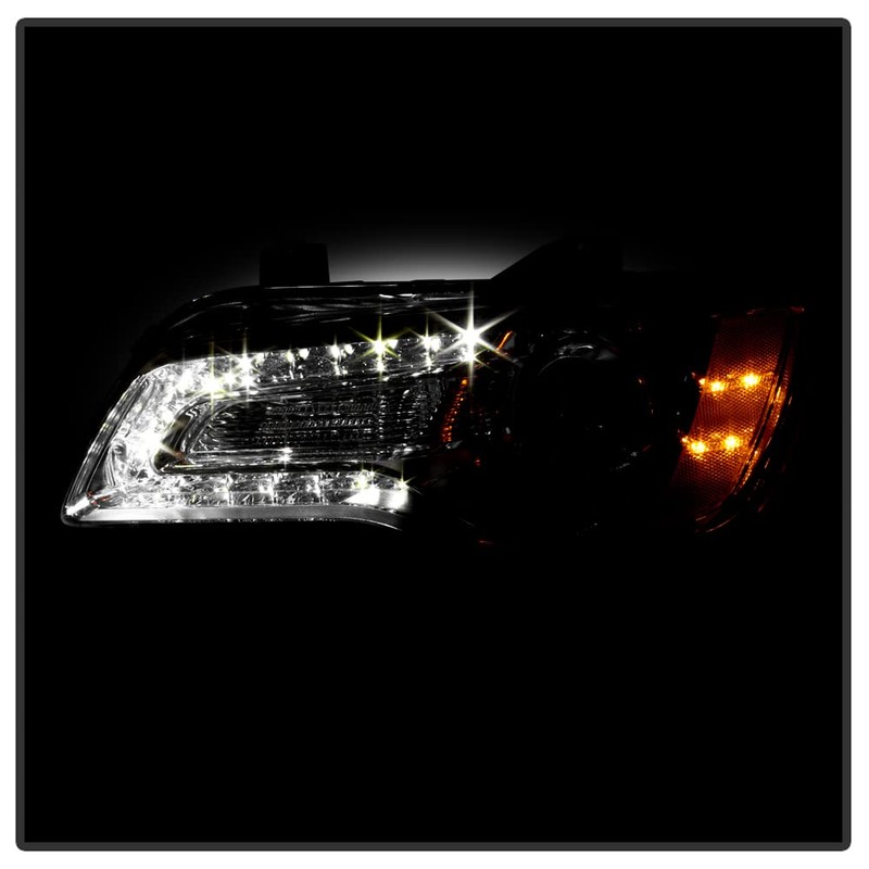 ACANII - For [Halogen Type] 2015-2023 Chrysler 300 Chrome Bezel