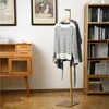 Sintuff Adjustable Cloth Display Stand 48-72 Inches Single Garment Rack