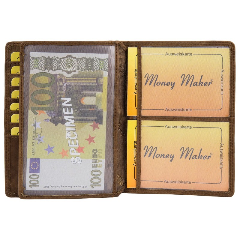 Leather Card Case Credit Card Case Large New Tan, tan