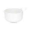 Alpina Mixing Bowl Set of 4, Plastic, White, Non-Slip, 1.2-3L