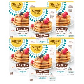 Simple Mills Just Add Water Almond Flour Pancake Mix, Original Protein - Gluten Free, Plant Based, Paleo Friendly, Breakfast, 10.4 Ounce (Pack of 6)