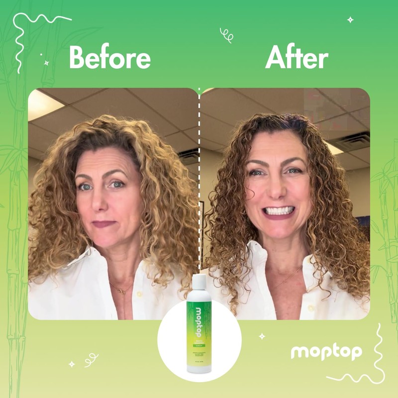 MopTop Gentle Shampoo – Every Day Curly Hair Sulfate Free