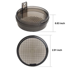 NTHREEAUTO - 4 piezas para lente de señal de giro ahumada delantera trasera compatible con Kawasaki Vulcan 2000 1600 Classic/Nomad Honda Shadow Cruisers