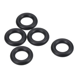 PATIKIL Nitrile Rubber O-Rings 25mm OD 15mm ID 5mm Width, 25 Pcs Metric Sealing Gasket for Faucet Plumbing Automotive Repair, Black