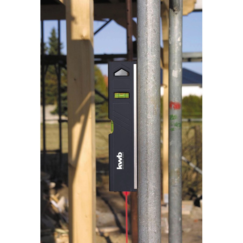kwb Torpedo 270 mm Laser Spirit Level with Vertical and