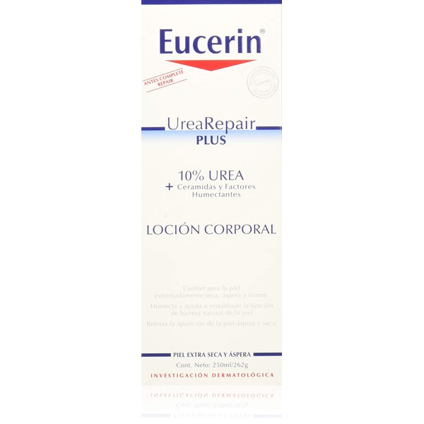 Eucerin Loción Corporal Crema Urea 10%, Urea Repair, 250 ml