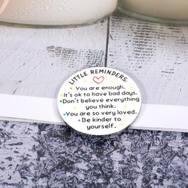 Women Mental Health Affirmations Gifts Stocking Stuffers, White Elephant Gifts Ideas for Women, Christmas Pocket Hug Gift for Girls Daughter, Inspirational Gifts for Teenager Mom Sister Female