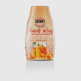 Skinny Syrup. Peach Ring with caffeine and Vitamins. Same servings as big bottle! Sweet
