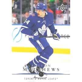2023-24 Upper Deck Hockey Retro Tribute #T13 Auston Matthews Hockey Card