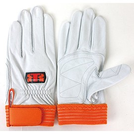 tonborex (tonborekkusu) Rescue Gloves Cowhide Leather Gloves C – 308 , orange