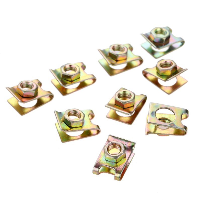 U Type M6 Clip Nut 0.2 inch (6 mm) U