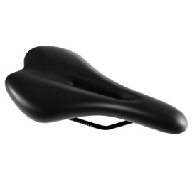 ZHIQIU Bicycle Soft Saddle Bike Color Seat Cushion Saddle Ergonomic Fit for Road Bike Mountain Bike MTB Solid Gear Bike (Black Hollow Thick)