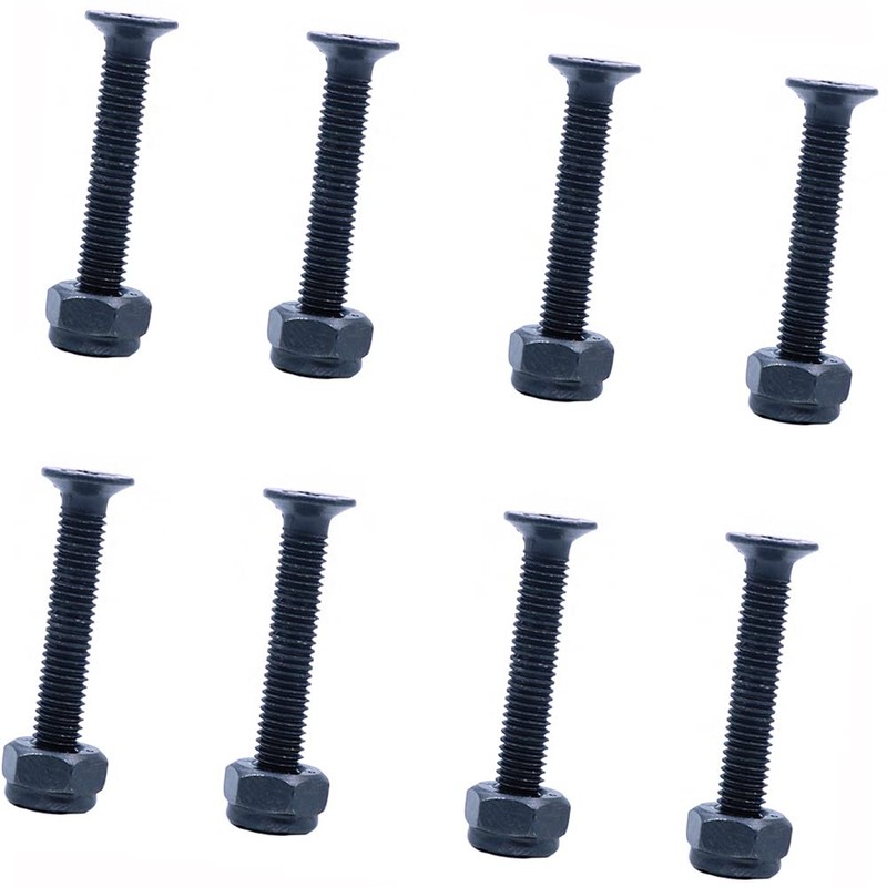 ANCLLO 16pcs 35mm Skateboard Screws Longboard Hardware Set Skate Bridge